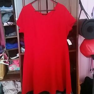 NWT Charlotte Russe red skater dress